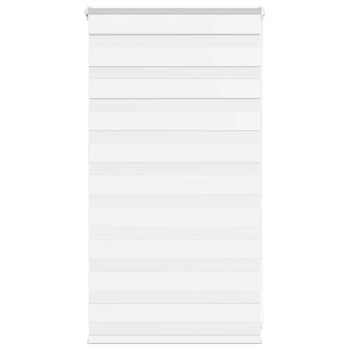 vidaXL zebrafüggönnyel fehér szövetszélesség 70,9 cm poliészter