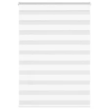   vidaXL zebrafüggönnyel fehér szövetszélesség 100,9 cm poliészter