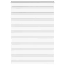   vidaXL zebrafüggönnyel fehér szövetszélesség 110,9 cm poliészter