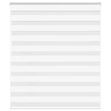   vidaXL zebrafüggönnyel fehér szövetszélesség 115,9 cm poliészter