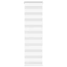   vidaXL zebrafüggönnyel fehér szövetszélesség 40,9 cm poliészter