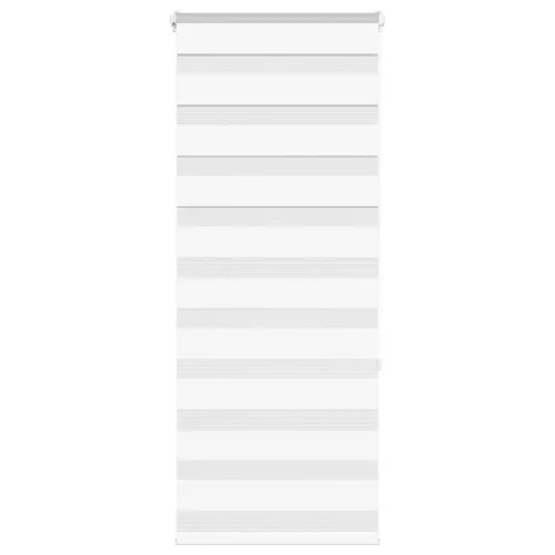 vidaXL zebrafüggönnyel fehér szövetszélesség 55,9 cm poliészter