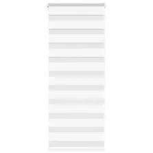   vidaXL zebrafüggönnyel fehér szövetszélesség 60,9 cm poliészter