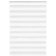   vidaXL zebrafüggönnyel fehér szövetszélesség 100,9 cm poliészter