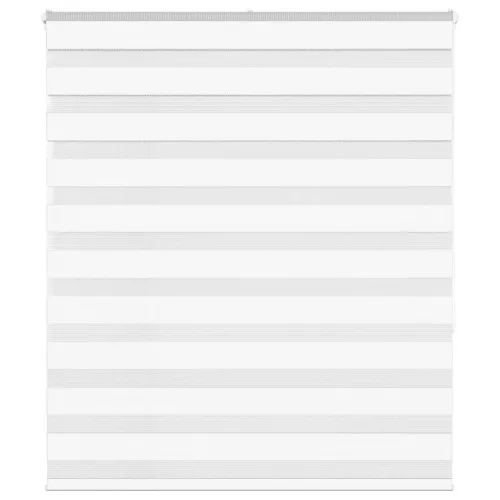 vidaXL zebrafüggönnyel fehér szövetszélesség 120,9 cm poliészter