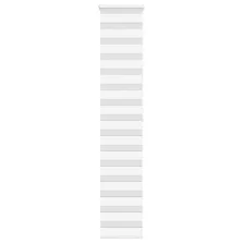   vidaXL zebrafüggönnyel fehér szövetszélesség 35,9 cm poliészter