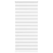   vidaXL zebrafüggönnyel fehér szövetszélesség 110,9 cm poliészter