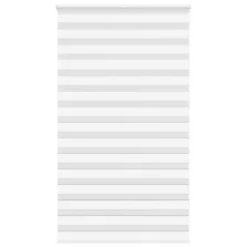   vidaXL zebrafüggönnyel fehér szövetszélesség 120,9 cm poliészter