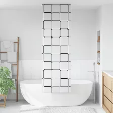 vidaXL zuhanyzó redőny 60x240 cm Szövetszélesség 56 cm
