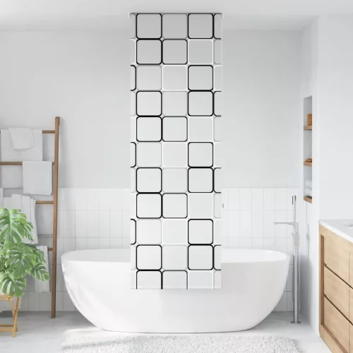 vidaXL zuhanyzó redőny 70x240 cm szövetszélesség 66 cm