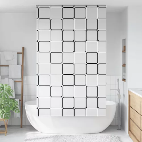 vidaXL zuhanyzó redőny 120x240 cm szövet szélessége 116 cm