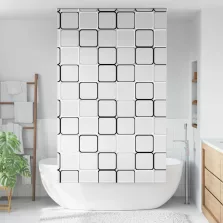  vidaXL zuhanyzó redőny 140x240 cm szövet szélessége 136 cm