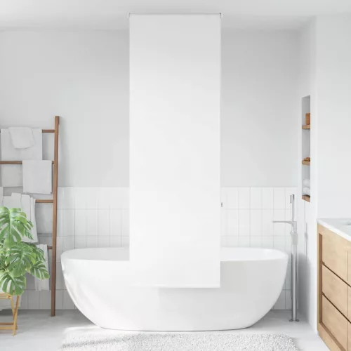 vidaXL zuhanyzó redőny 60x240 cm Szövetszélesség 56 cm