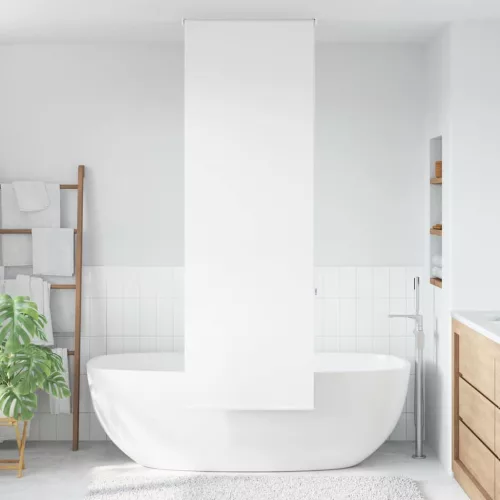 vidaXL zuhanyzó redőny 80x240 cm szövet szélessége 76 cm