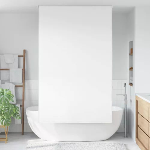 vidaXL zuhanyzó redőny 120x240 cm szövet szélessége 116 cm