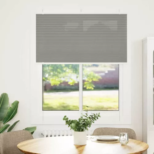 vidaXL pliszírozott redőny antracit 110x100 cm szövetszélesség 109,4cm