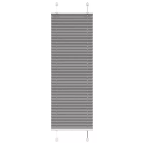 vidaXL pliszírozott redőny antracit 45x150 cm szövetszélesség 44,4 cm