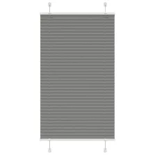   vidaXL pliszírozott redőny antracit 75x150 cm szövetszélesség 74,4 cm