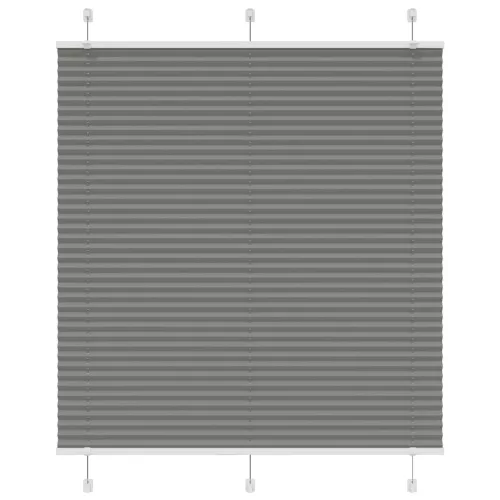 vidaXL pliszírozott redőny antracit 120x150 cm szövetszélesség 119,4cm
