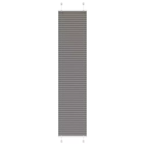 vidaXL pliszírozott redőny antracit 50x200 cm szövetszélesség 49,4 cm