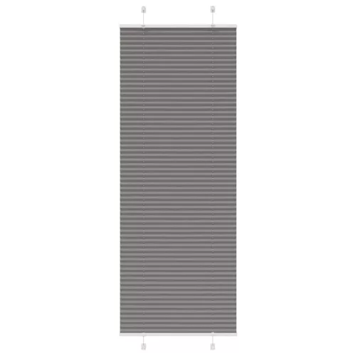vidaXL pliszírozott redőny antracit 70x200 cm szövetszélesség 69,4 cm