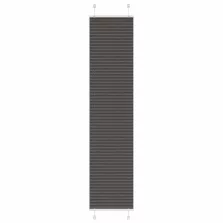   vidaXL pliszírozott redőny fekete 40x200 cm szövetszélesség 39,4 cm