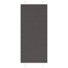   vidaXL pliszírozott redőny fekete 100x200 cm szövetszélesség 99,4 cm