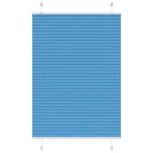   vidaXL pliszírozott redőny kék 100x100 cm szövetszélesség 99,4 cm