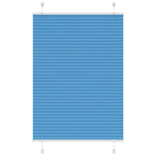 vidaXL pliszírozott redőny kék 100x100 cm szövetszélesség 99,4 cm