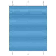   vidaXL pliszírozott redőny kék 110x100 cm szövetszélesség 109,4 cm