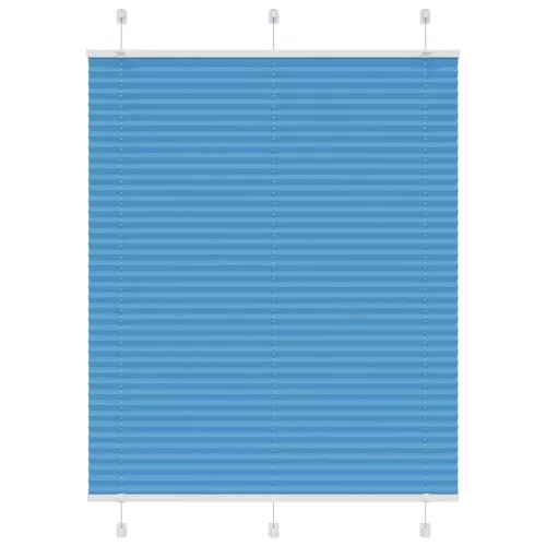 vidaXL pliszírozott redőny kék 110x100 cm szövetszélesség 109,4 cm