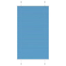   vidaXL pliszírozott redőny kék 80x150 cm szövetszélesség 79,4 cm