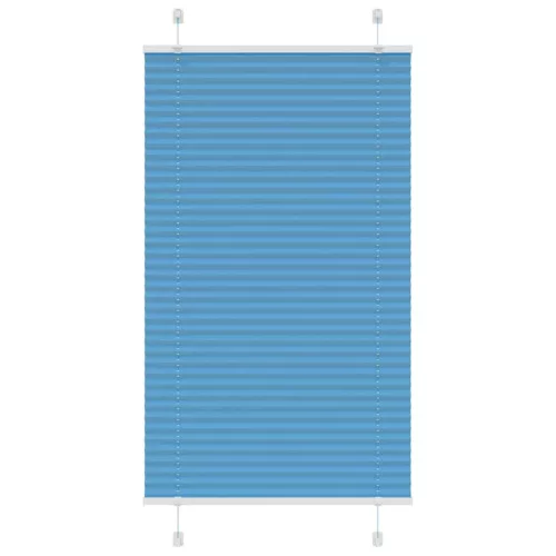 vidaXL pliszírozott redőny kék 80x150 cm szövetszélesség 79,4 cm