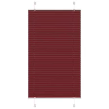   vidaXL pliszírozott redőny Bordeaux piros 75x150 cm Szövetszélesség