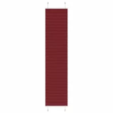   vidaXL pliszírozott redőny Bordeaux piros 40x200 cm szövetszélesség