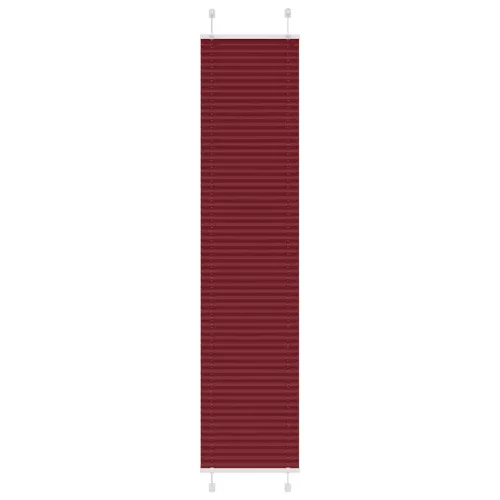 vidaXL pliszírozott redőny Bordeaux piros 45x200 cm Szövetszélesség
