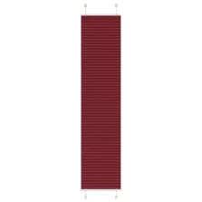   vidaXL pliszírozott redőny Bordeaux piros 50x200 cm szövetszélesség