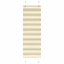   vidaXL pliszírozott redőny krém 50x100 cm szövetszélesség 49,4 cm