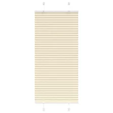   vidaXL pliszírozott redőny krém 55x100 cm szövetszélesség 54,4 cm