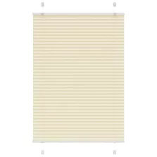   vidaXL pliszírozott redőny krém 100x100 cm szövetszélesség 99,4 cm