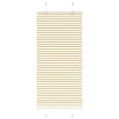 vidaXL pliszírozott redőny krém 60x150 cm szövetszélesség 59,4 cm