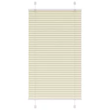   vidaXL pliszírozott redőny krém 75x150 cm szövetszélesség 74,4 cm