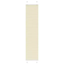   vidaXL pliszírozott redőny krém 45x200 cm szövetszélesség 44,4 cm
