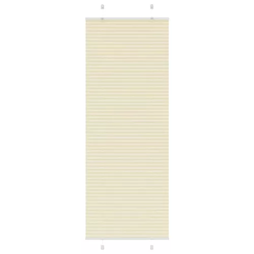 vidaXL pliszírozott redőny krém 80x200 cm szövetszélesség 79,4 cm
