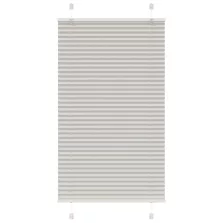   vidaXL pliszírozott redőny világosszürke 75x100 cm szövetszélesség