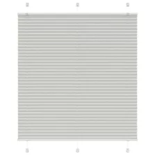   vidaXL pliszírozott redőny világosszürke 115x100 cm szövetszélesség