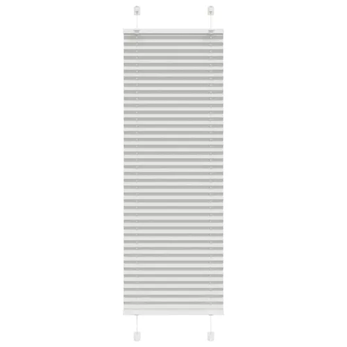 vidaXL pliszírozott redőny világosszürke 50x150 cm szövetszélesség