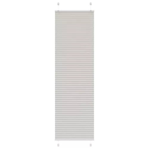vidaXL pliszírozott redőny világosszürke 60x200 cm szövetszélesség