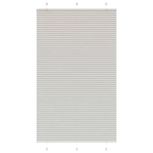 vidaXL pliszírozott redőny világosszürke 120x200 cm szövetszélesség