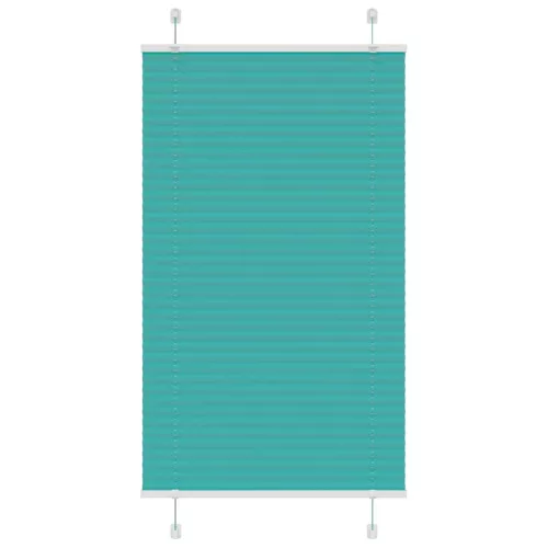 vidaXL pliszírozott redőny Benzinzöld 75x150 cm szövetszélesség